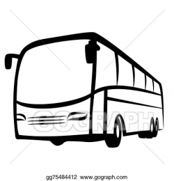 EPS Vector - Bus symbol. Stock Clipart Illustration gg75484412 - GoGraph