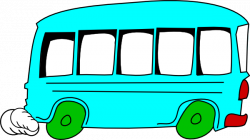 Blue Bus clip art - vector | Clipart Panda - Free Clipart Images
