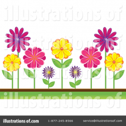 Flowers Clipart #1096291 - Illustration by Pams Clipart
