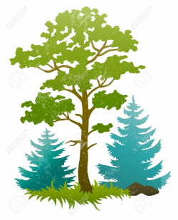 Silhouette Of Forest at GetDrawings.com | Free for personal use ...