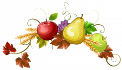 Autumn Fruits Decoration Clipart PNG Image | Ősz húrja | Pinterest ...