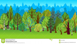 Group of Jungle Background Clipart Bush