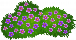 HD Flower Bushes Clipart - Flower Bush Clipart , Free ...
