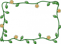 28+ Collection of Plants Clipart Border | High quality, free ...