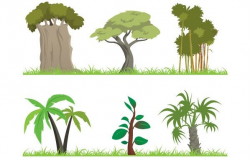 Jungle Plants Clip Art | jungle,tree,forest,nature,leaf,grass,design ...