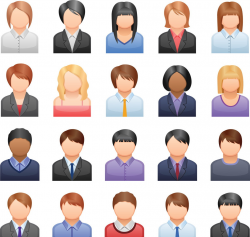 30+ Amazing Sets of People Vector Avatars Icons