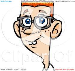 Red Head Business People Avatar Clipart