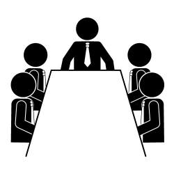 Business Meeting Clipart Black And White | https://momogicars.com