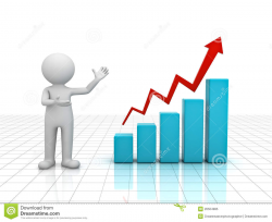 Business Growth Graph Clipart