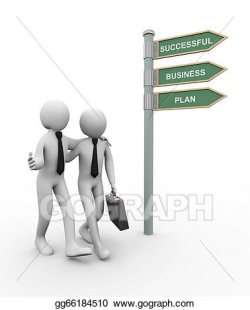 Stock Illustration - 3d business partner successful plan. Clip Art ...