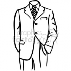 Business Suit Drawing at GetDrawings.com | Free for personal use ...
