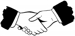Handshake shaking hands hand shake clip art clipart image image ...