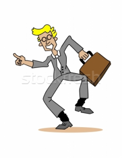 Happy Business Person Clipart