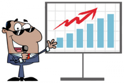 Businessman Cartoon Clipart Image - Slick Salesman Giving a Business ...