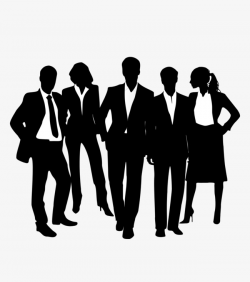 Black Business People Silhouettes, Business Man, Sketch, Black PNG ...