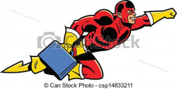 Flying Business Superhero With | Clipart Panda - Free Clipart Images
