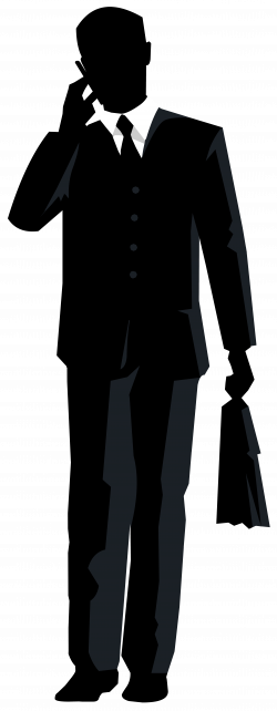 Businessman Silhouette PNG Transparent Clip Art Image | Gallery ...