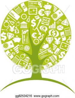 EPS Illustration - Business tree - economic growth . Vector Clipart ...