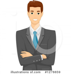 Businessman Clipart #1276659 - Illustration by BNP Design Studio