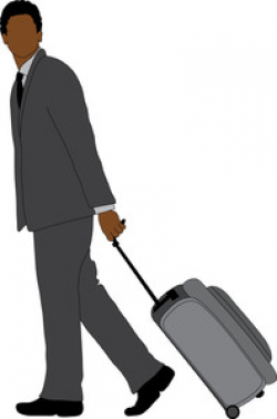 Businessman Clipart Image - clip art illustration of an African ...