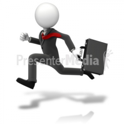 Businessman Running Suit - Education and School - Great Clipart for ...