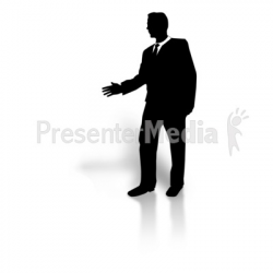 Businessman Silhouette Greeting - Business and Finance - Great ...