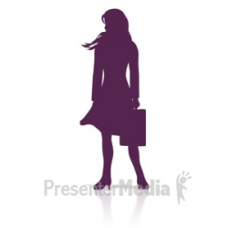 Businesswoman Briefcase - Business and Finance - Great Clipart for ...