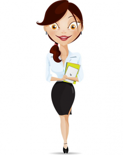 Cute vector business woman released today for free download! We did ...