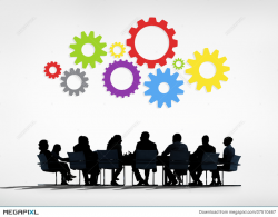 Group Of Business People Sharing Ideas Stock Photo 37510467 - Megapixl