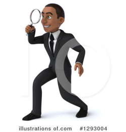 Young Black Businessman Clipart #1293004 - Illustration by Julos