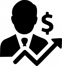 Businessman Earnings Income Profit Salesman Statistics Svg Png Icon ...