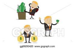 Clipart - Profit businessman. Stock Illustration gg69293420 ...