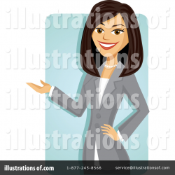 Businesswoman Clipart #1107108 - Illustration by Amanda Kate