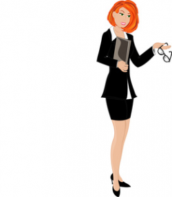 Free Business Woman Clipart Image 0515-1105-1321-3105 | People Clipart