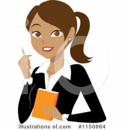 Businesswoman Clipart #1150864 - Illustration by Rosie Piter