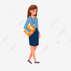 Workplace Business Woman Design, Character, Female Staff ...