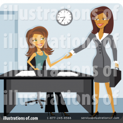 Businesswoman Clipart #1107350 - Illustration by Amanda Kate
