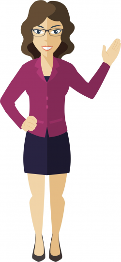 Flat Shaded Business Woman Icons PNG - Free PNG and Icons Downloads