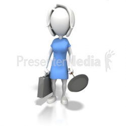 Business Woman Multi-Task - Business and Finance - Great Clipart for ...