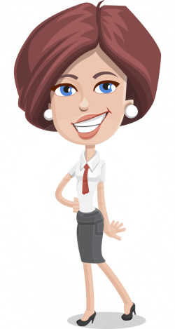 Vector Successful Business Woman Character - Lainey as Miss Brainy ...