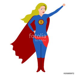 Superwoman cartoon character