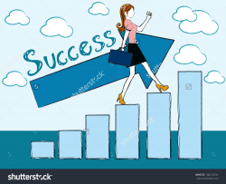 Successful Business Woman Clipart