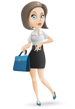 Businesswoman Character Free Vector | Characters, Character design ...