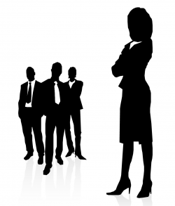 Women Business Management Clipart