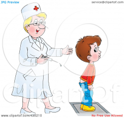 Funny Nurse Clip Art | ... Boy Waiting For A Nurse To Give Him A ...