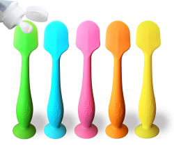Amazon.com : BabyBum Diaper Cream Brush (2 Pack- Blue & Green) : Baby