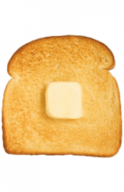 Cube Of Butter on Toast transparent PNG - StickPNG
