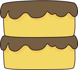 Yellow Cake Clip Art - Yellow Cake Image