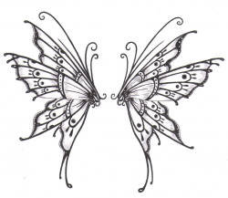 Wings Line Drawing at GetDrawings.com | Free for personal use Wings ...
