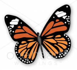 Monarch Butterfly Clipart | Wedding Bird and Butterfly Clipart